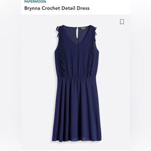 Papermoon Brynna Crochet Detail Dress